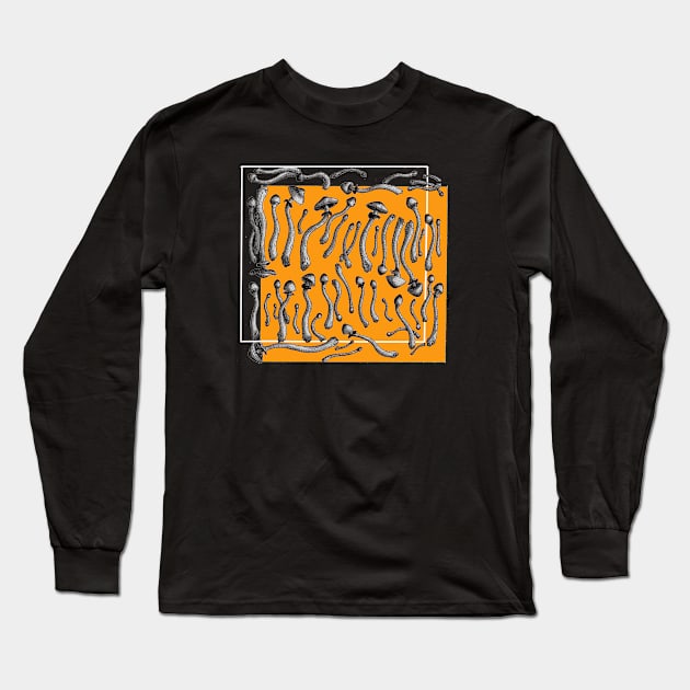 Mushroom magic Long Sleeve T-Shirt by The Purple Owl Cult